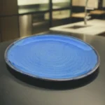 Blu Veloce – Blue ceramic plate from ceramic plate set