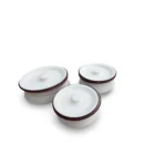 Bianco Magico casserole set of 3 with elegant white design, ideal for serving hot dishes