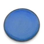 Blu Veloce – Blue ceramic plate from ceramic plate set