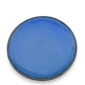 Blu Veloce – Blue ceramic plate from ceramic plate set
