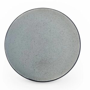 Piatto di Muschio – Moss green ceramic plate for dining