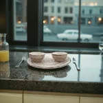 Spirale Marrone dinner set under 1000 with a brown spiral design, ideal for premium dining