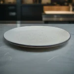 Piatto di Muschio – Moss green ceramic plate for dining
