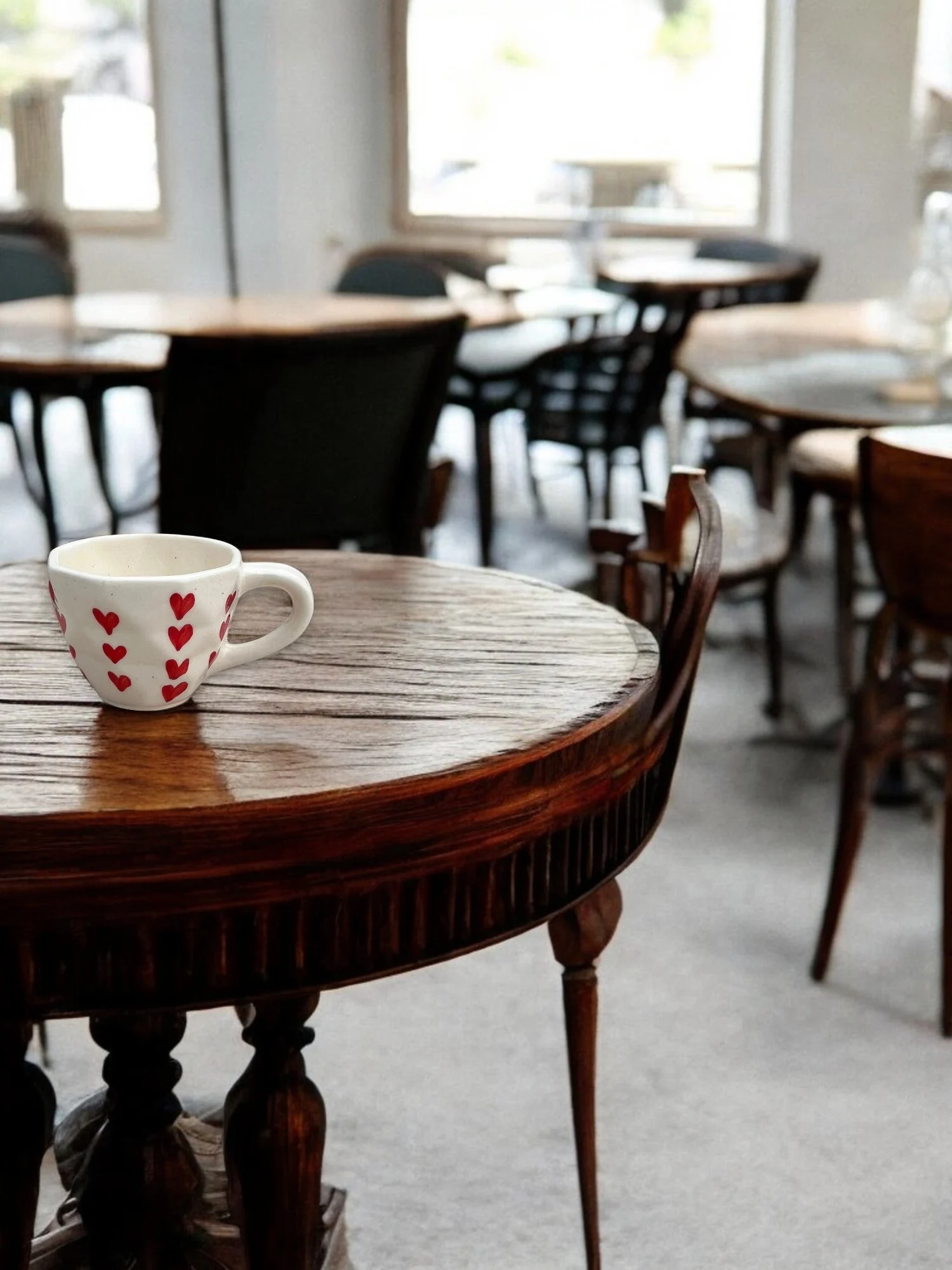 Sorso Cupido ceramic tea cup with heart-inspired design for romantic moments
