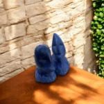 Spirito Calmo mini sculpture – beige stone face sculpture for home decor