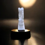 Vighnaharta marble mini sculpture – white Ganesha idol for decor and blessing