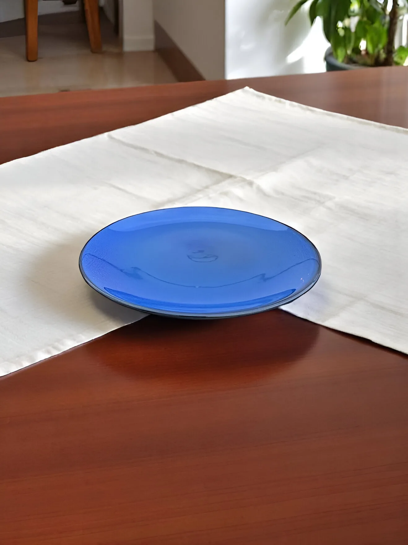 Blu Stella – Starry blue ceramic dinner plate for elegant dining