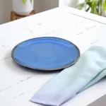 Blu Veloce – Blue ceramic plate from ceramic plate set