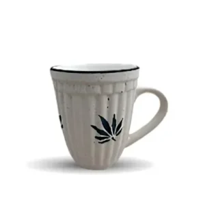 Herb Sors ceramic mug with botanical design, ideal for coffee lovers