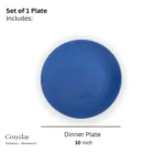 Blu Classico – Classic blue ceramic dinner plate
