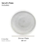Meteo – Sky-inspired ceramic plate with natural design