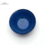 Blu Gal ceramic serving bowl with deep blue ocean-inspired design for serving meals