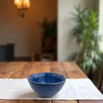Blu Gal ceramic serving bowl with deep blue ocean-inspired design for serving meals