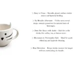 Miao Magico Ceramic Coffee Cup – Playful Cat Design for Cat Lovers