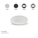 Meteo – Sky-inspired ceramic plate with natural design