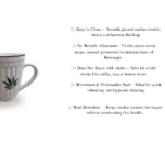 Herb Sors ceramic mug with botanical design, ideal for coffee lovers
