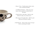 Stella Night ceramic cup with celestial star design, perfect for coffee or tea