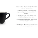 Midnight Infuso ceramic mug with a dark, sophisticated design