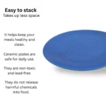 Blu Classico – Classic blue ceramic dinner plate