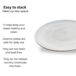 Meteo – Sky-inspired ceramic plate with natural design