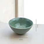 Nebulosa ceramic serving bowl with nebula-inspired design for artistic dining