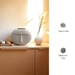 Sfera Anima ceramic vase with spherical design, perfect for displaying flowers in any room