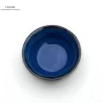 Blu Luce ceramic serving bowl with bright blue glaze for modern table settings