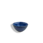Blu Gal ceramic serving bowl with deep blue ocean-inspired design for serving meals