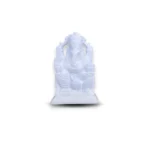 Vighnaharta marble mini sculpture – white Ganesha idol for decor and blessing