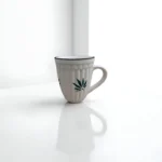 Herb Sors ceramic mug with botanical design, ideal for coffee lovers