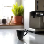 Midnight Infuso ceramic mug with a dark, sophisticated design