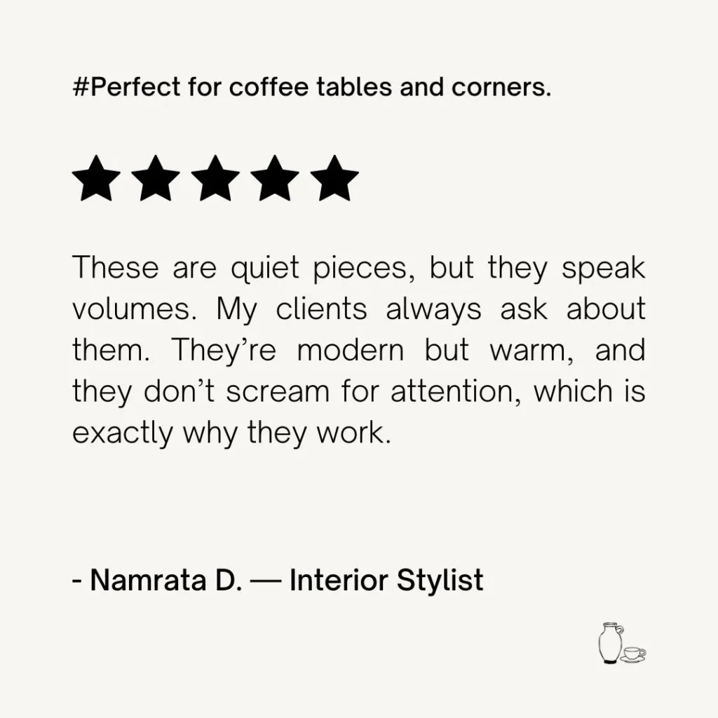 Customer review for mini sculpture from CozyClay