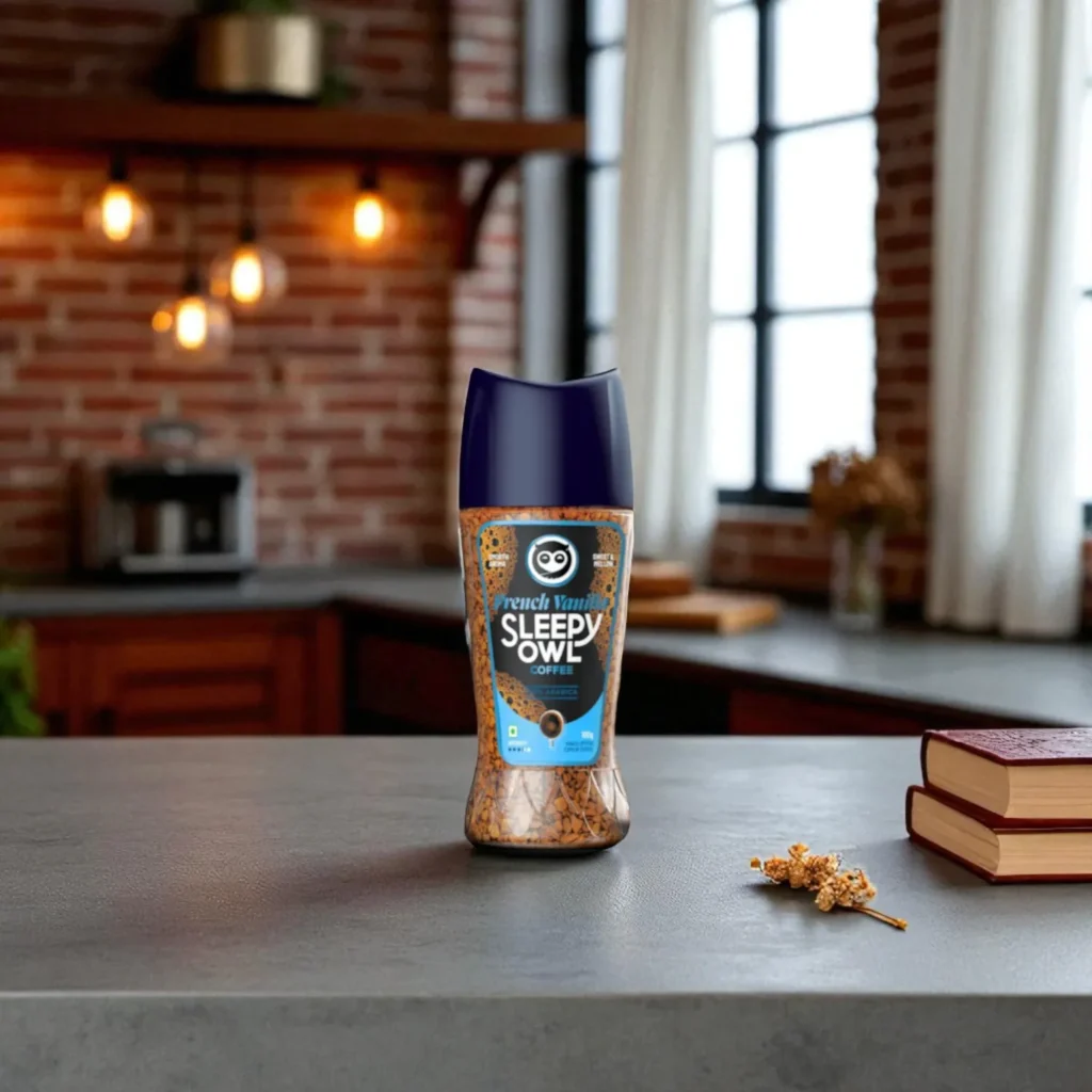 Sleepy Owl Instant Coffee – Smooth Blend for Lattes and Brews