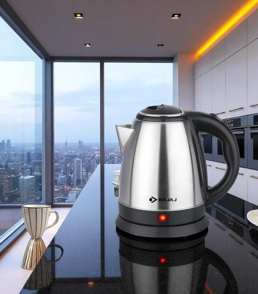 Bajaj KTX 15 Electric Kettle – 1.7L Stainless Steel