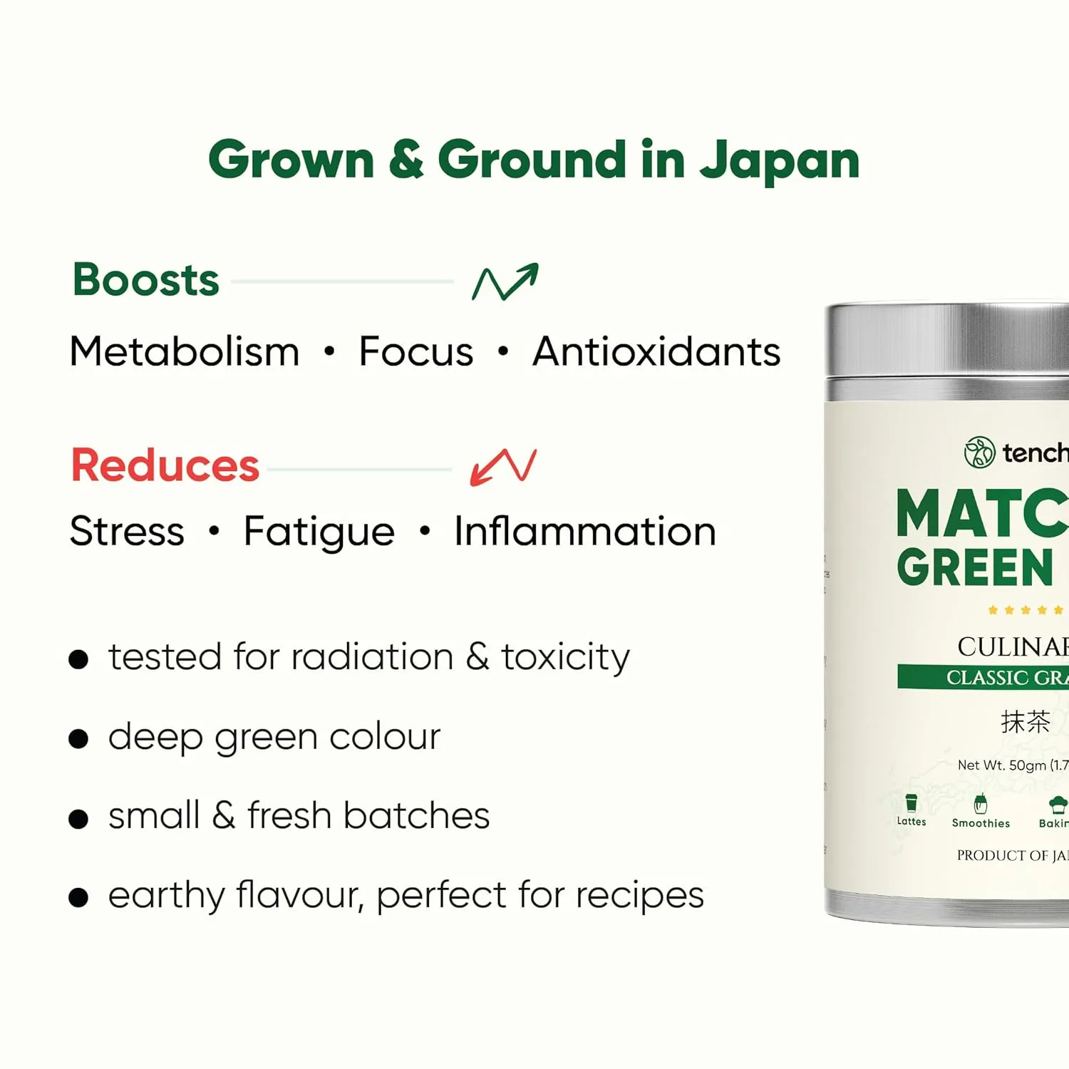 Tencha Culinary Matcha – Green Tea Powder for Baking