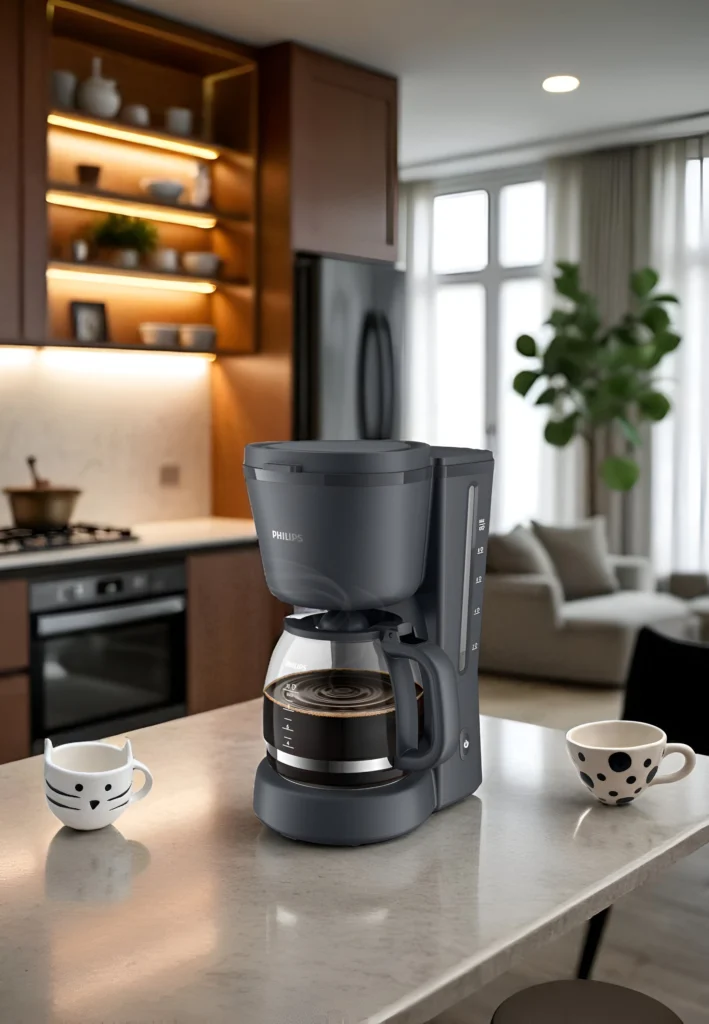 Philips HD7430 Drip Coffee Machine – 1000W Fast Brew